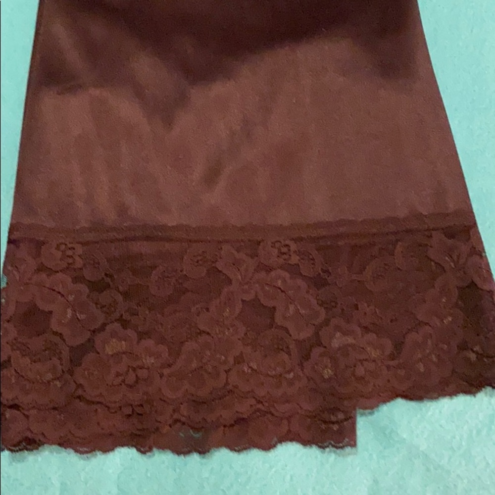Vasserette black half slip. Vintage